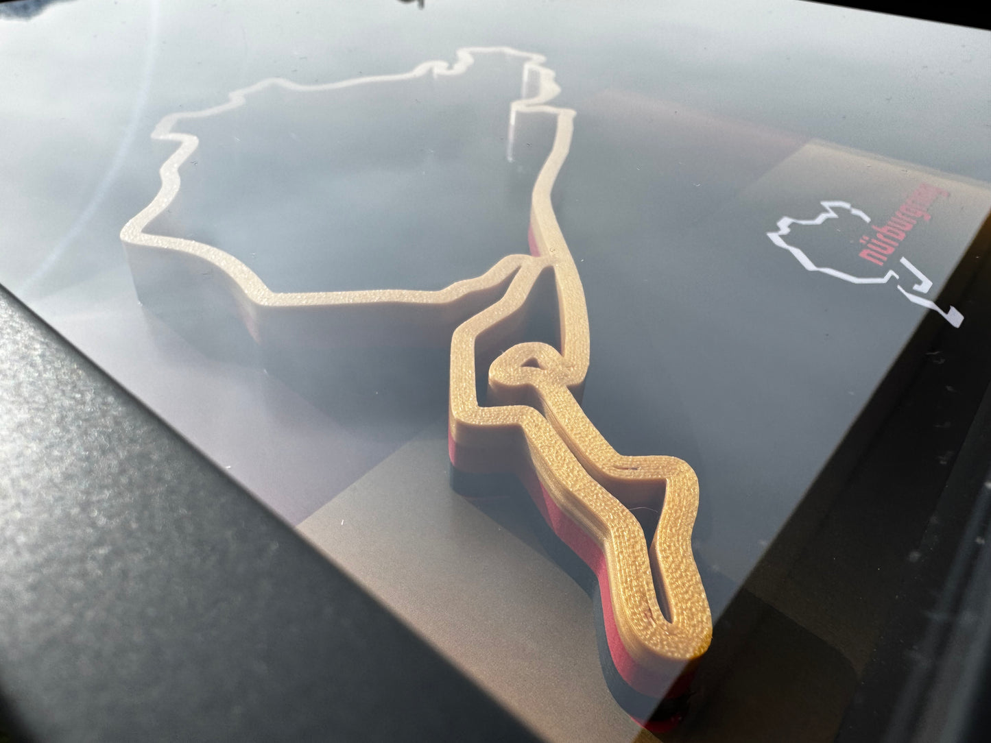 Nordschleife in Deutschlandfarben